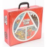 Hasbro Action Man - Action Team Von Schildkrot - German export issue collector case - red printed...