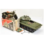 Palitoy/Cherilea Action Man Vintage group of vehicles including (1) 34710 unboxed Scorpion Tank -...