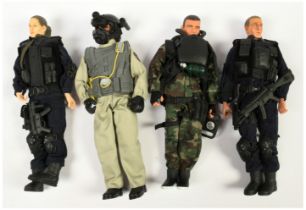 A mixed group of 1/6th scale Figures including Dragon, 21st Century Toys and Hasbro Action Man wi...
