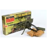 Palitoy Action Man vintage Belt Feed Machine Gun, not tested and not checked for completeness - G...