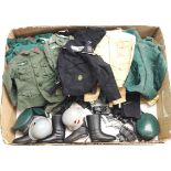 Palitoy Action Man vintage German forces related, loose clothing/accessories to include various p...