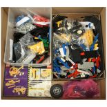 Lego Technic a quantity of loose parts & sorted parts in bags with part numbers, with instruction...