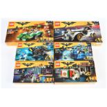Lego The Batman Movie group (1) 70911 The Penguin Arctic Roller (2) 70903 The Riddler- Riddler Ra...