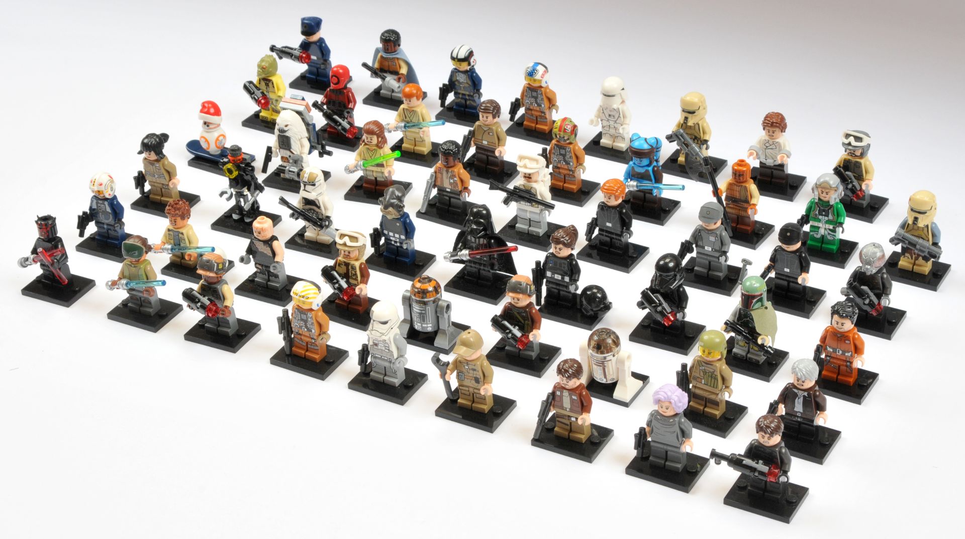 Lego Star Wars Minifigures 2017 Issues including Aayla Secura, First Order Officer, Lando Calriss... - Image 2 of 2