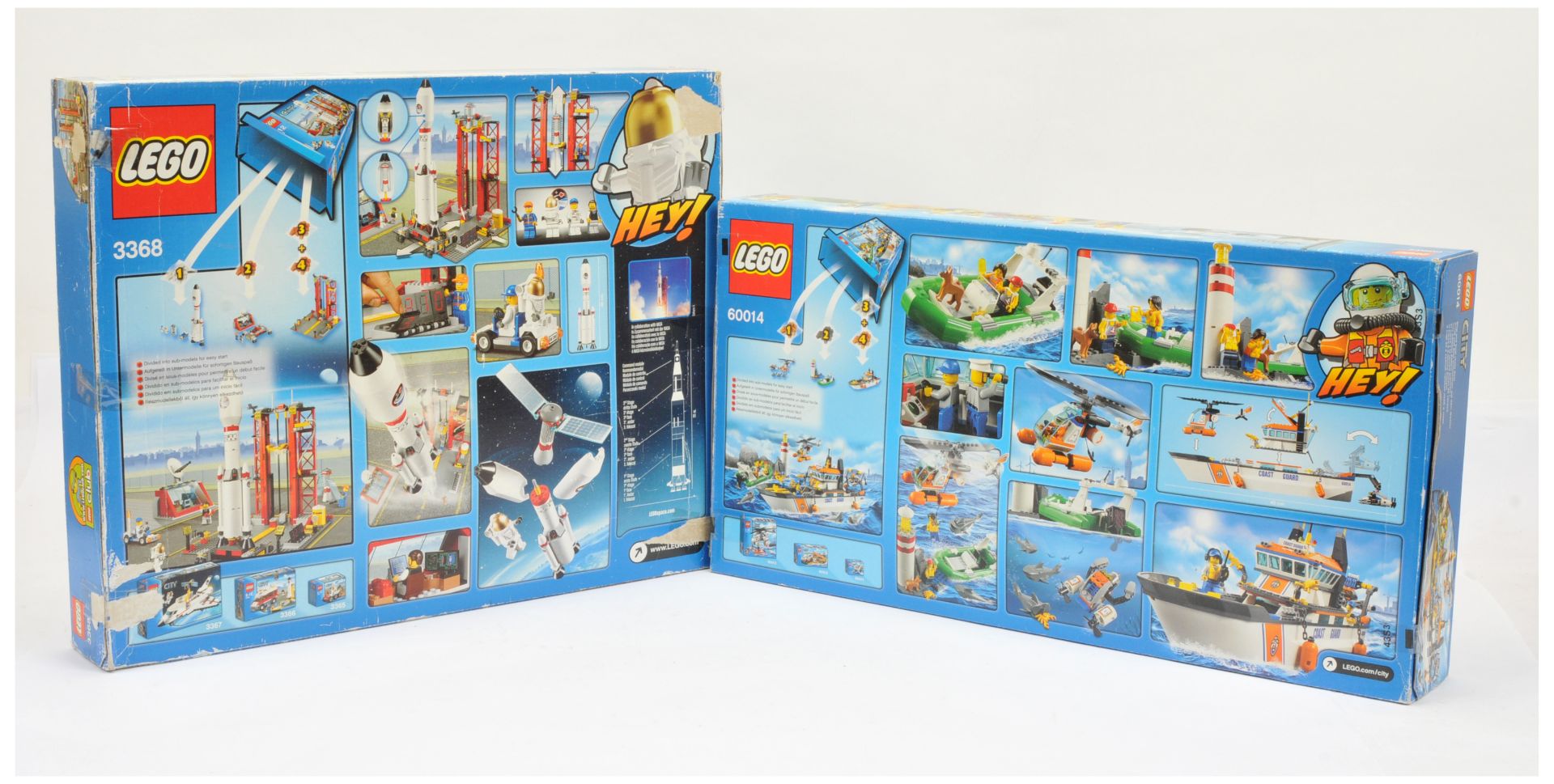 Lego boxed pair (1) City - 3368 Space Centre, (2) City - 60014 Coast Guard Patrol. Both are unche... - Bild 2 aus 2