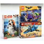 Lego mixed group (1) 70688 Ninjago Legacy Jay's Storm Fighter - Sealed Set (2) 70906 The Batman M...