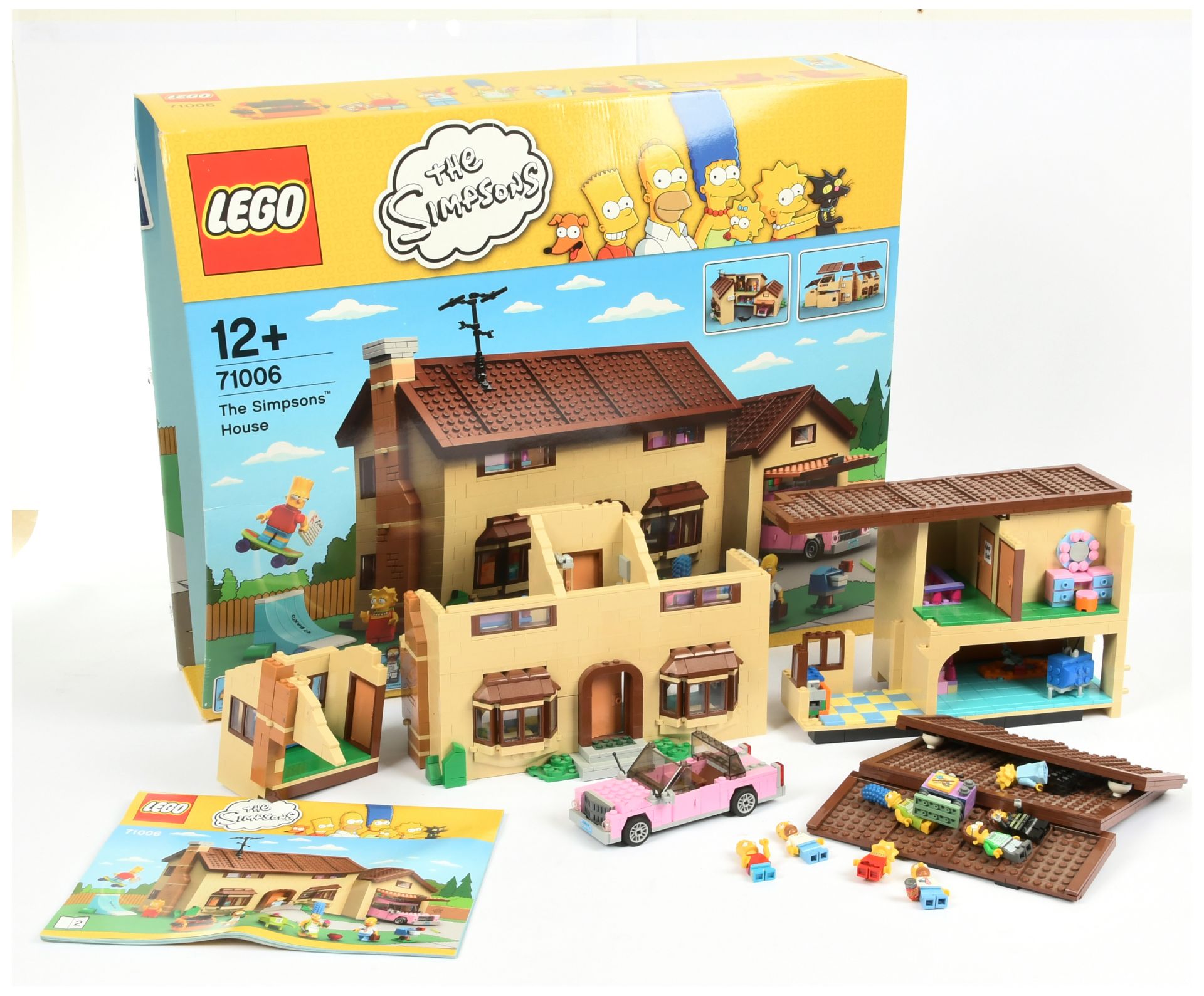 Lego 71006 The Simpsons - The Simpson House - built model, with part instructions, includes some ...