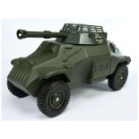 Palitoy Action Man vintage German Armoured Car (1 of the turret clips is missing and some visible...