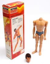 Palitoy Action Man vintage Special Operations Figure, flock hair, Eagle-Eyes, gripping hands, hea...