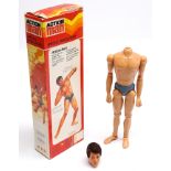 Palitoy Action Man vintage Special Operations Figure, flock hair, Eagle-Eyes, gripping hands, hea...