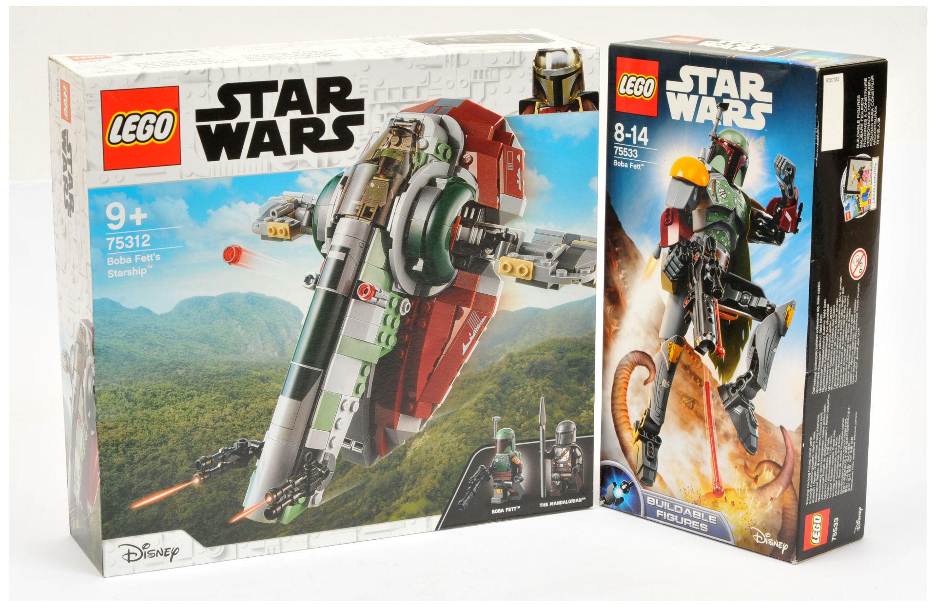 Lego Star Wars sets to include (1) 75312 - Boba Fett's Starship, (2) 75533 Boba Fett. Both within...