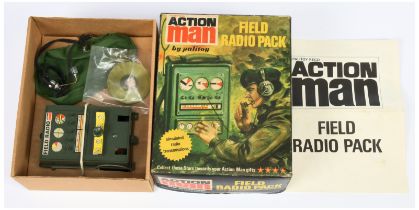 Palitoy Action Man Vintage 34155 Field Radio Pack comprising radio, headset, bag and 3 x discs - ...