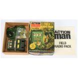 Palitoy Action Man Vintage 34155 Field Radio Pack comprising radio, headset, bag and 3 x discs - ...