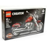 Lego 10269 Creator - Harley-Davidson Fat Boy, within Near Mint sealed box.