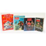 Action Man Reference books including The Gold Medal Doll for Boys 1966-1984 by Frances Baird; The...