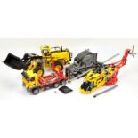 Lego Technic group (1) 9396 Rescue Helicopter (2) 42078 Mack Anthem Truck (3) 42024 Container Tru...