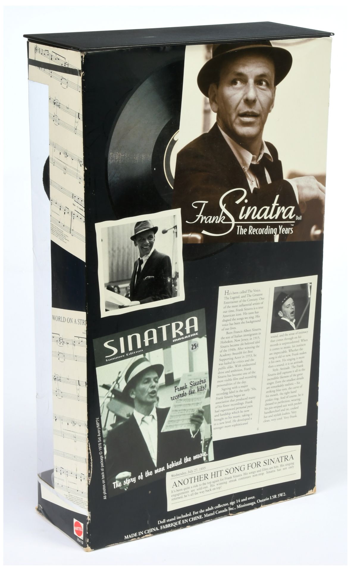 Frank Sinatra The Recording Years 12" figure - Mattel Timeless Treasures First in a Series , Near... - Image 2 of 2