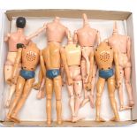 Palitoy Action Man Vintage an unboxed group of Figures / Undressed - all are missing heads and/or...