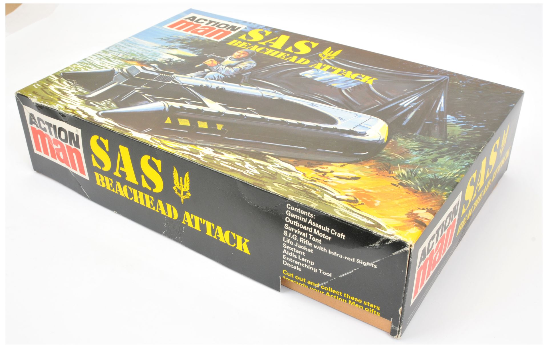 Palitoy Action Man Vintage SAS Beachhead Attack includes craft, outboard motors, survival tent, l... - Image 2 of 2