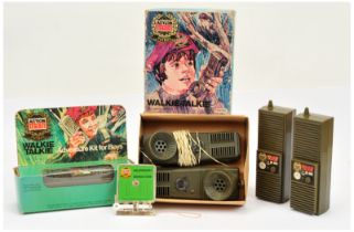 Palitoy Action Man group of 'Walkie-Talkie's' including boxed 35113 Walkie-Talkie Adventure Kit f...