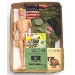 GI Joe vintage, unboxed group to include undressed figure with plastic hands, plus various access...