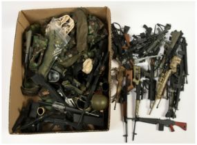 21st Century Toys (or similar), a mixed group of 1/6th scale accessories, including part uniforms...