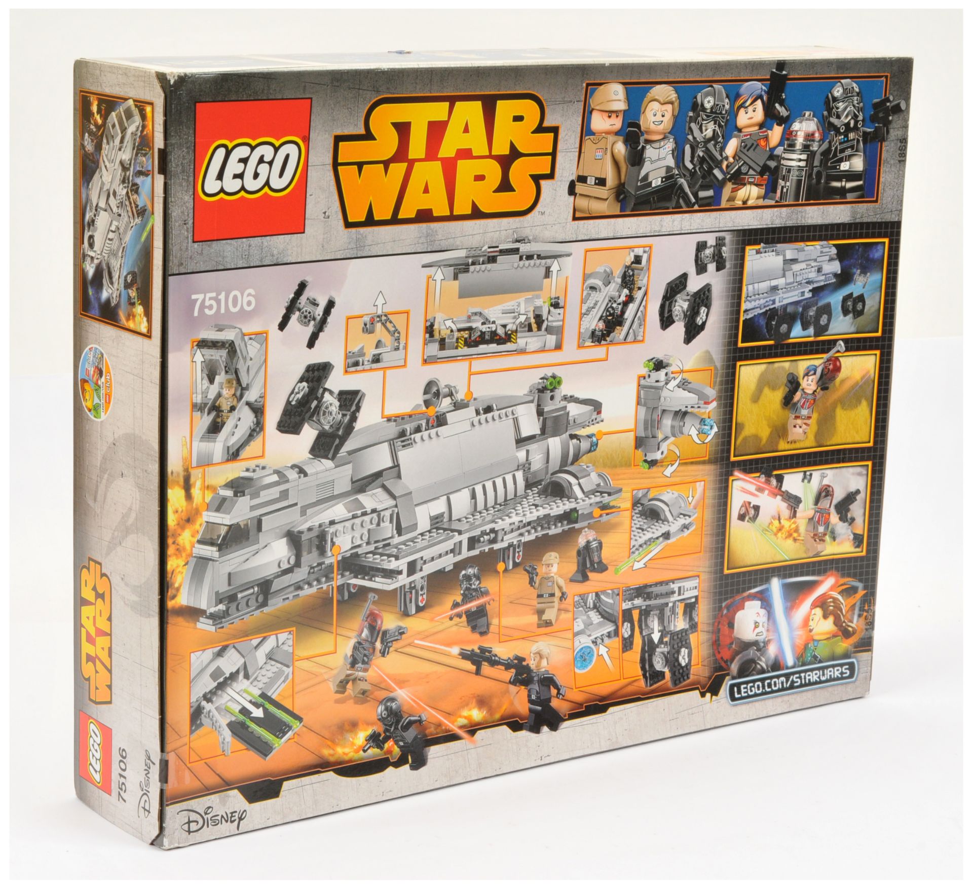 Lego Star Wars 75106 Imperial Assault Carrier, within Excellent Sealed Packaging (the packaging h... - Image 2 of 2