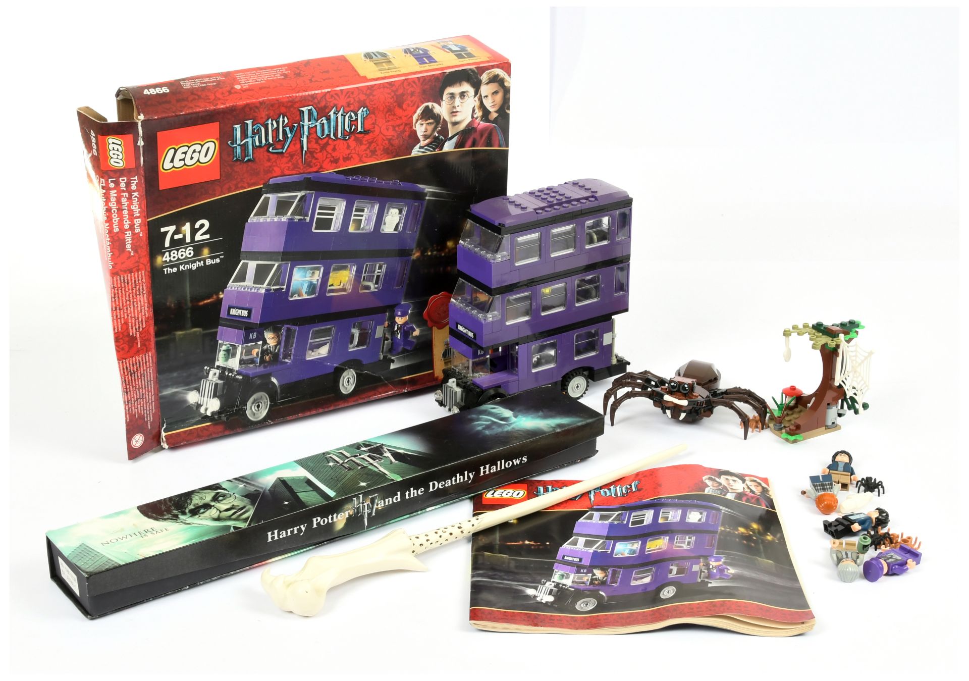 Lego Harry Potter Group (1) 4866 The Knight Bus - built model, with instructions, includes some M...