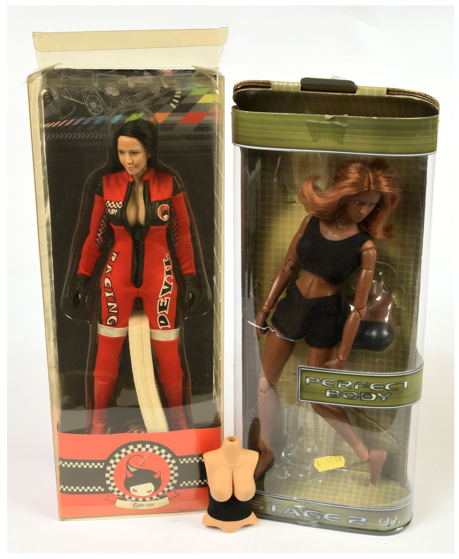 BBI and Play Toy female figures, 1:6 scale with additional body part, Near Mint to Mint, within G...