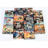 Lego Star Wars Microfighters Group to include 75030 Millennium Falcon; 70219 Wookie Gunship; 7507...