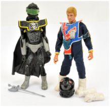 Palitoy Action Man Vintage pair (1) flock head figure in Space Ranger outfit with jumpsuit, bib, ...