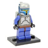Lego Star Wars Minifigure Jango Fett - from Set 7153 Jango Fett's Slave 1 (2002), Rare Figure Nea...
