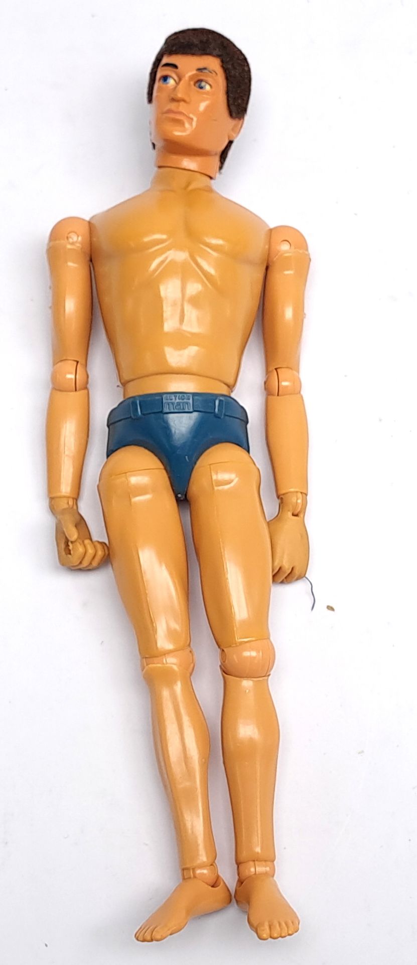 Palitoy Action Man vintage, unboxed group to include undressed flock head, gripping hands, blue p... - Image 4 of 4