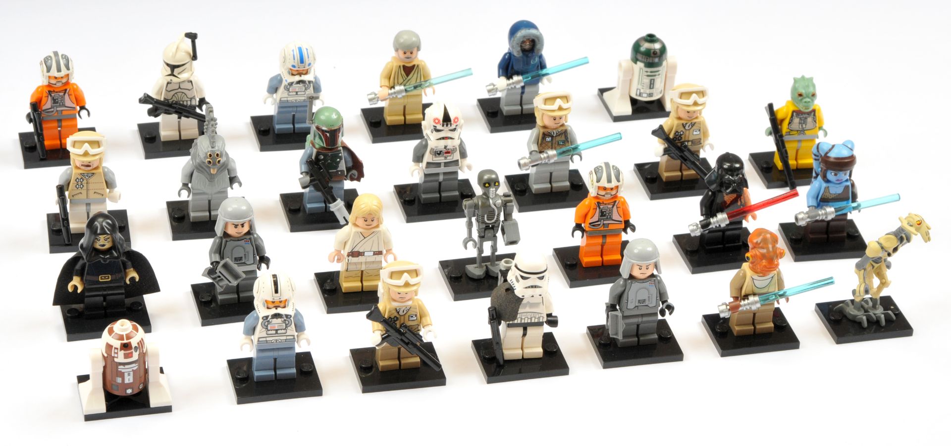 Lego Star Wars Minifigures 2010 Issues including Aayla Secura, Astromech Droids, Bossk, plus othe...