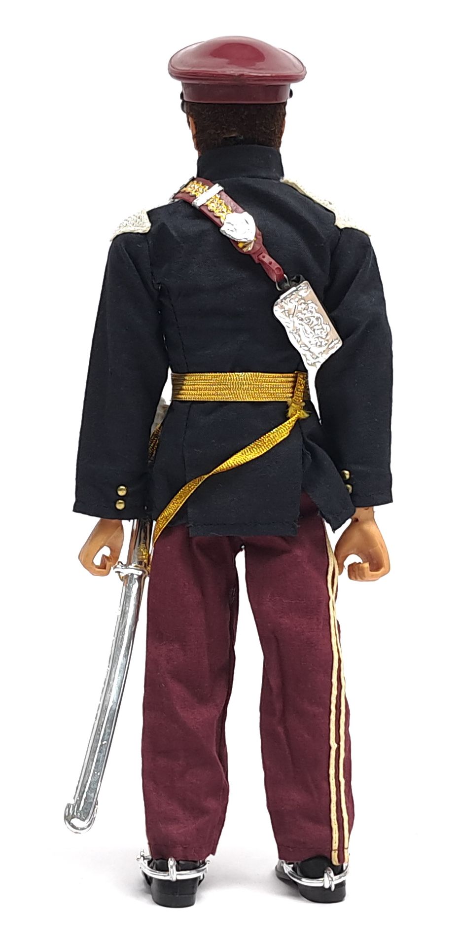 Palitoy Vintage Action Man Royal Hussar, dark flock hair, blue pants, eagle-eyes, gripping hands,... - Bild 2 aus 2