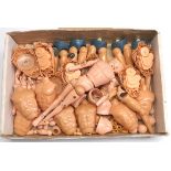 Palitoy Action Man a group of vintage figure body parts including hands, feet, arms, legs, torso'...