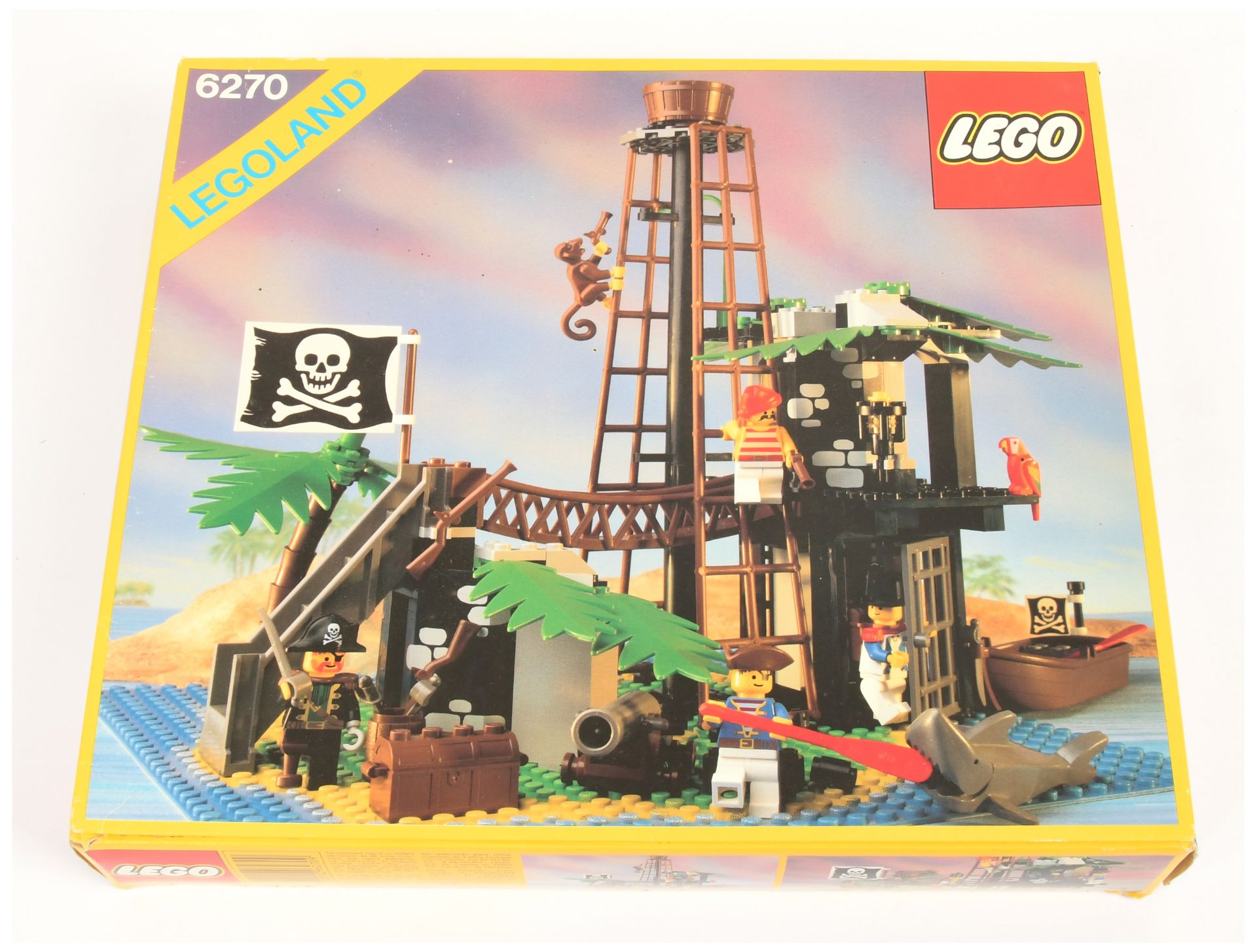 Lego 6270 Pirates Forbidden Island 1989, with ioriginal instructions, with Minifigures - Good to ...