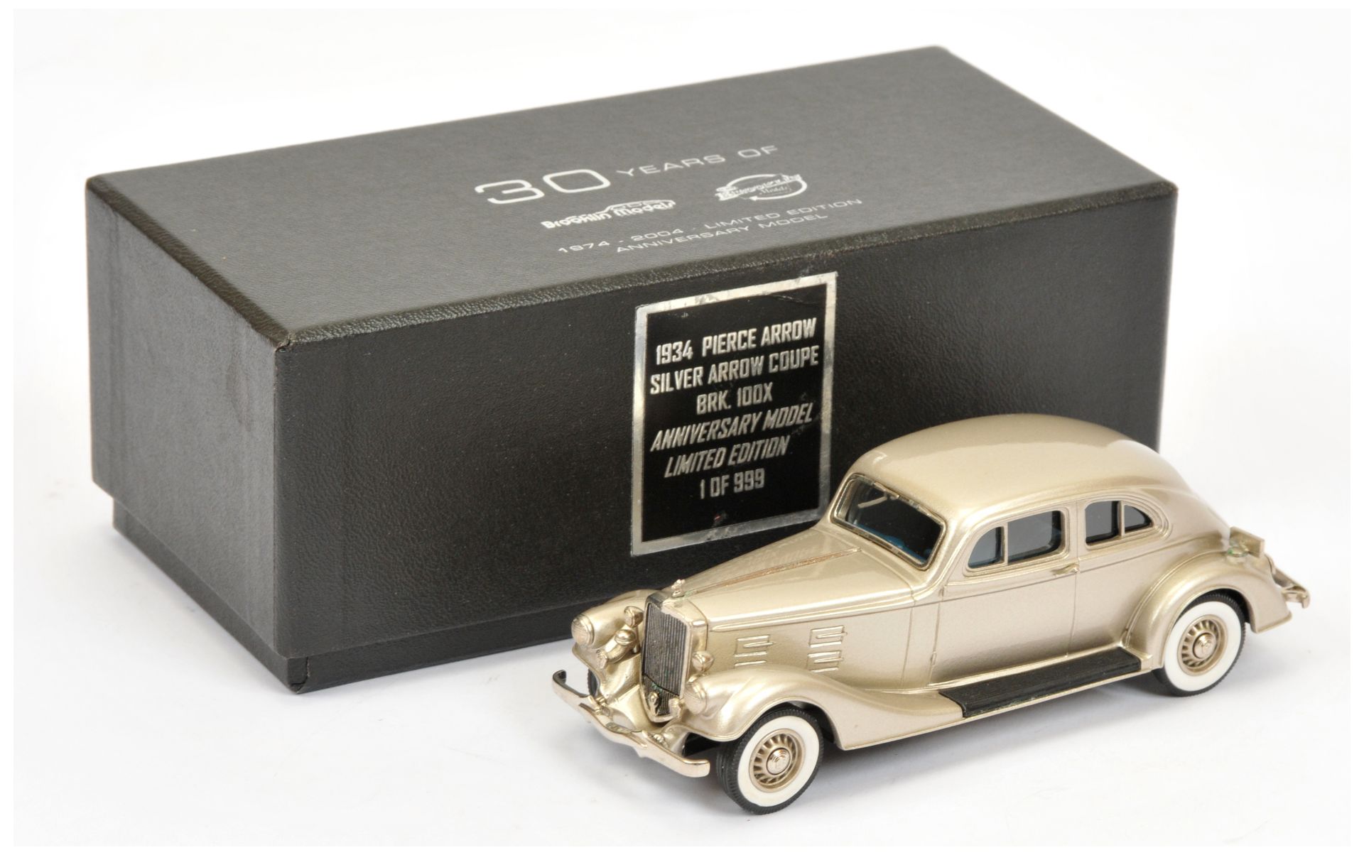 Brooklin 1934 Pierce Silver Arrow Coupe BRK100X Anniversary model Limited Edition