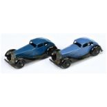 Dinky pair of 36d Rover - both are closed chassis