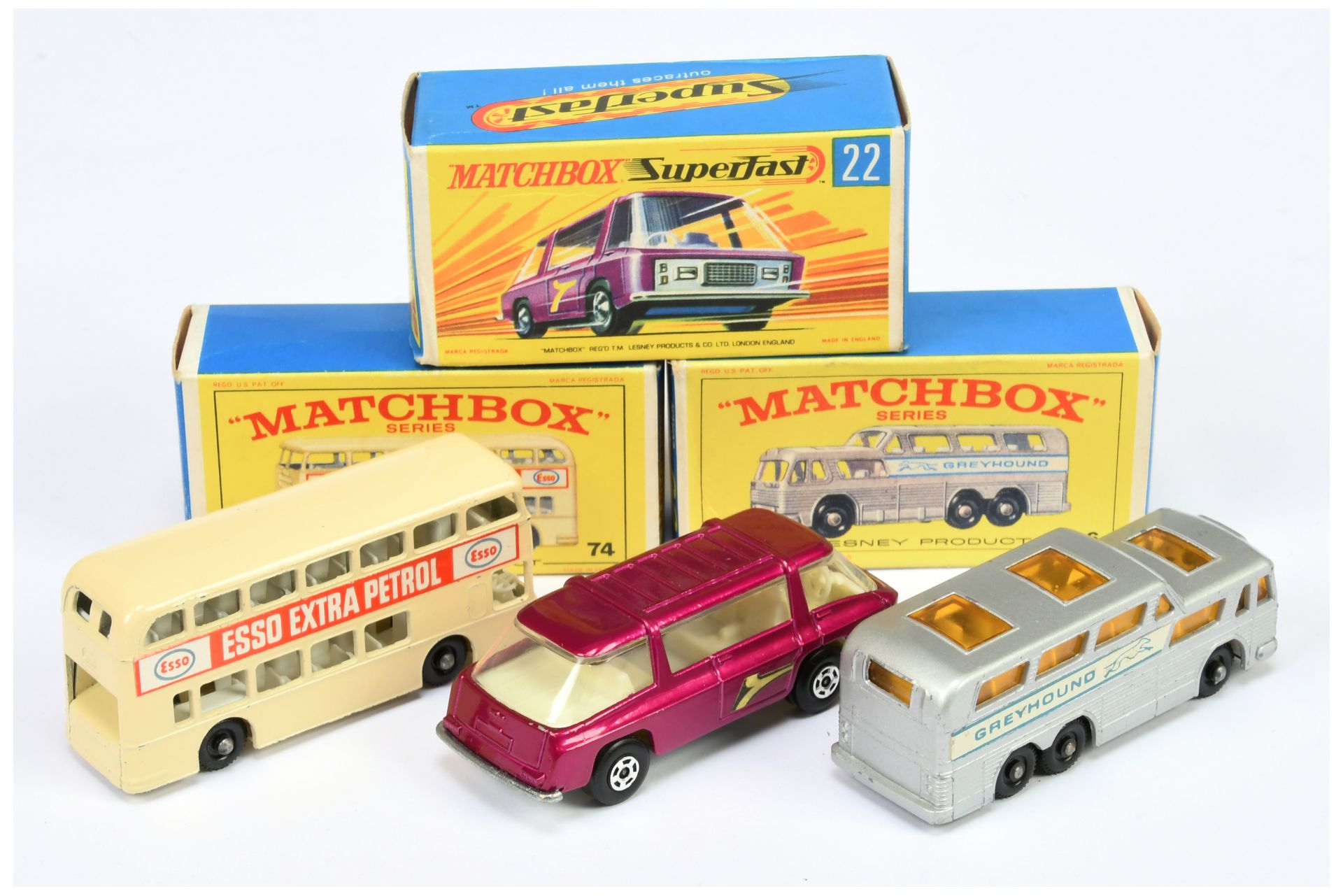 Matchbox Superfast & Regular Wheels group of buses - Image 2 of 2