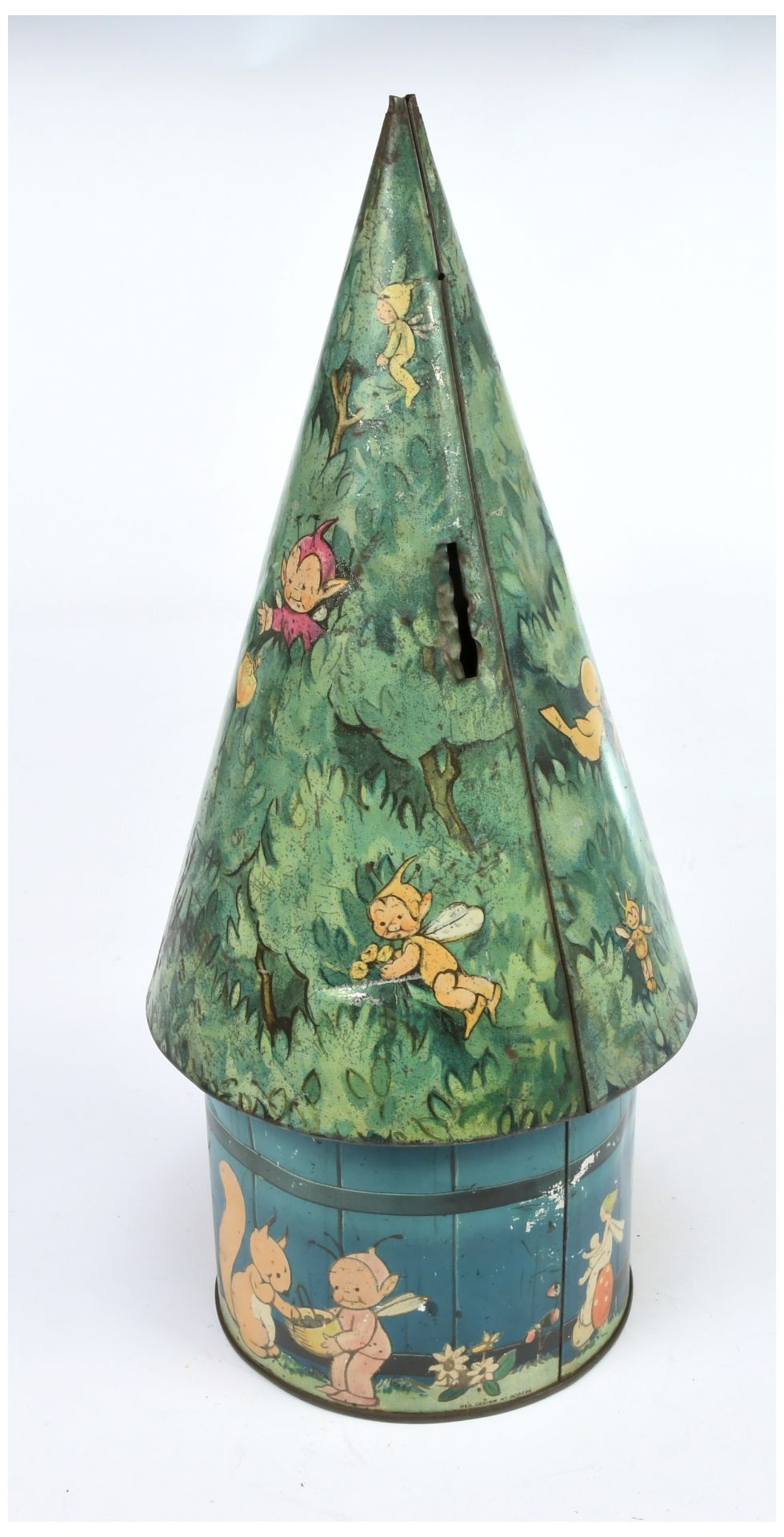 Lucie Attwell Fairy Tree biscuit tin - Image 2 of 3