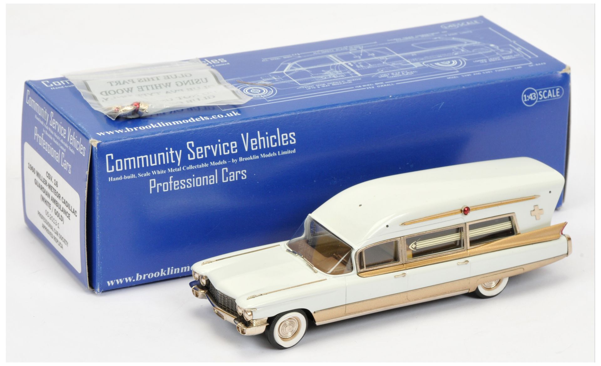 Brooklin Community Service Vehicles CSV.16 1960 Miller-Meteor Cadillac Guardian Ambulance