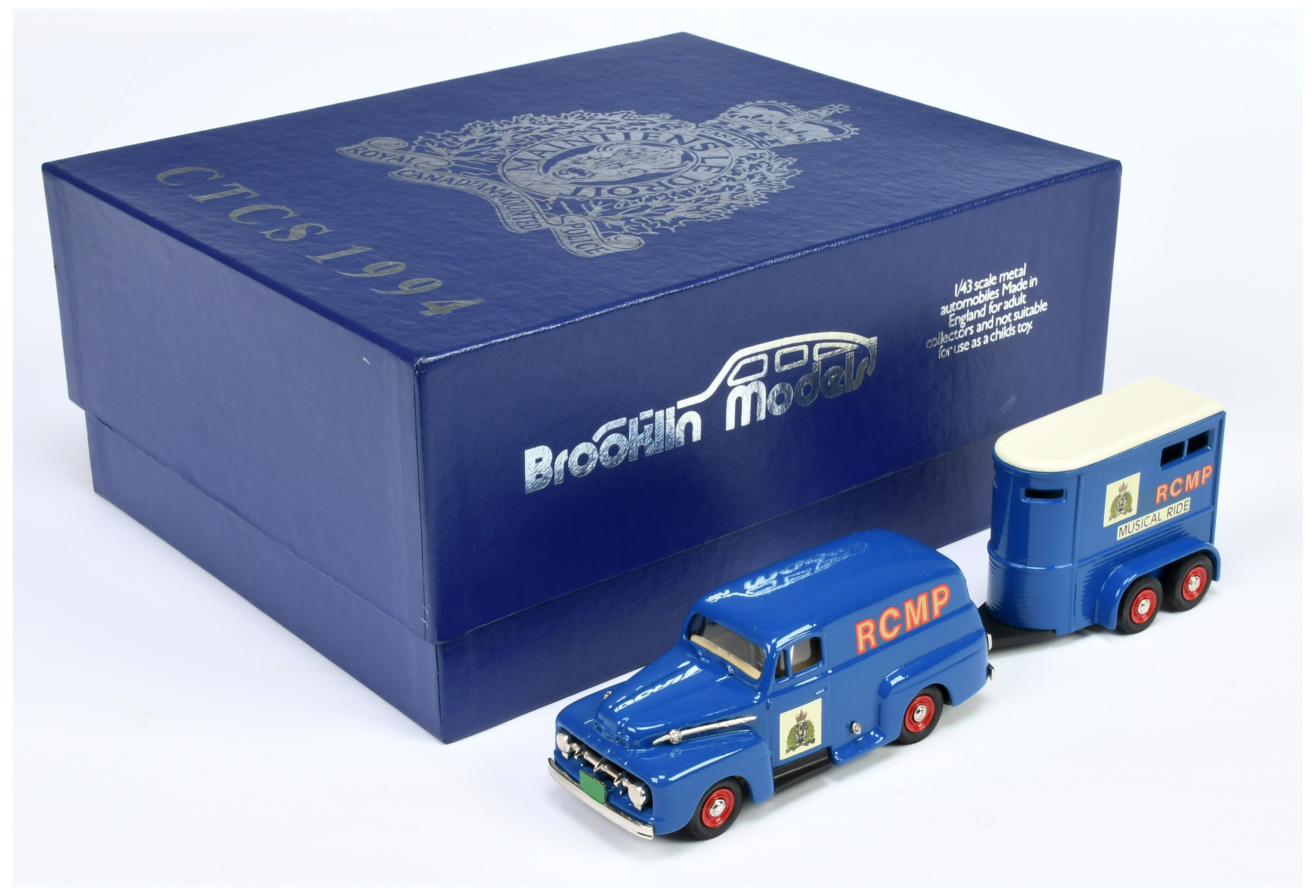 Brooklin models, CTCS 1994 Gift Set, 1/43 scale metal automobiles