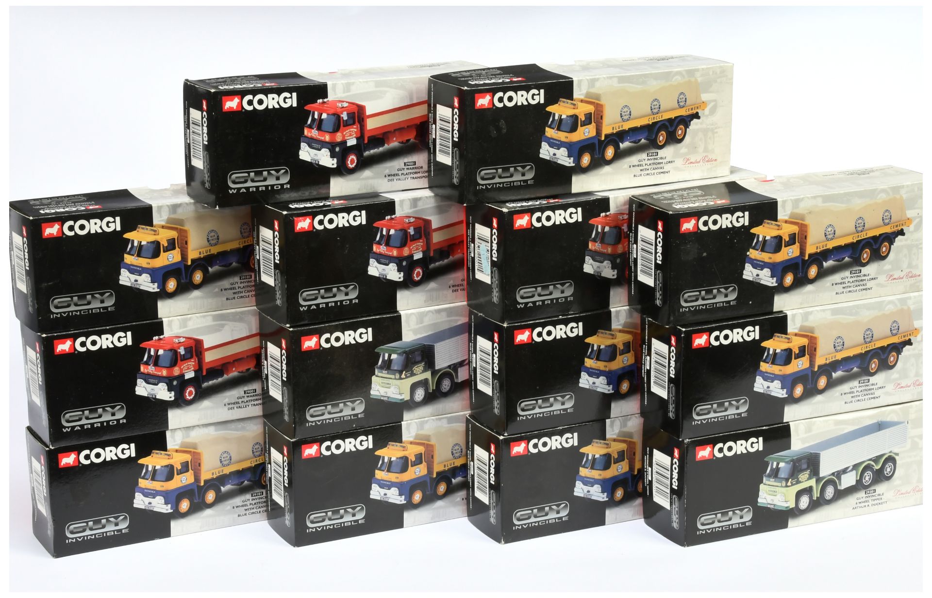 Group of Corgi Models to include (1) 29301 Guy Invincible 8 wheel Tipper;