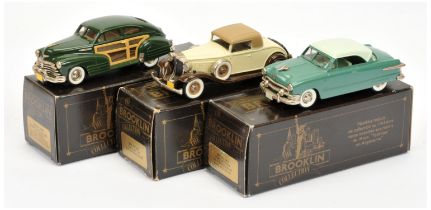 Brooklin group of cars to include (1) BRK51 1951 Ford Victoria