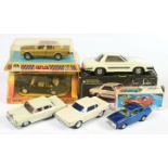 Tinplate Sedan & Mercedes cars x 6