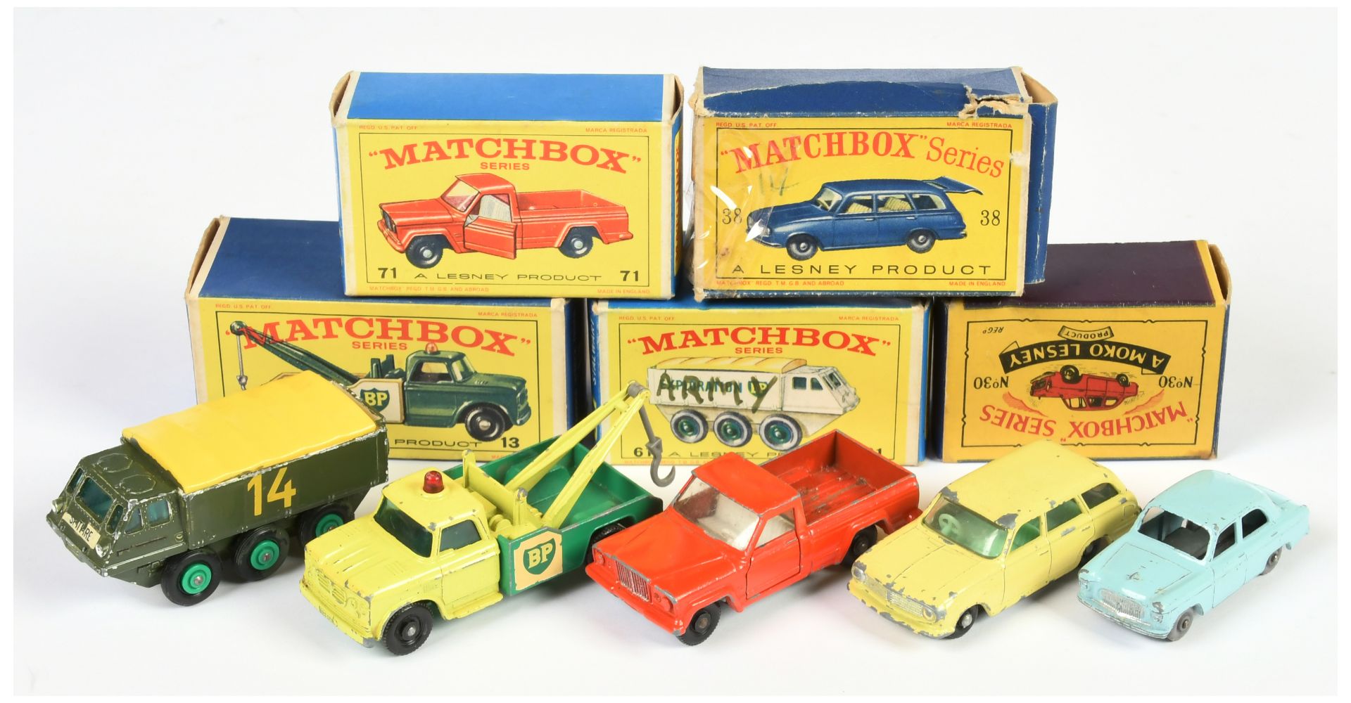Matchbox group of Regular Wheels 