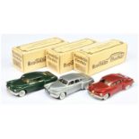 Brooklin Models group of 1/43 scale cast metal automobiles