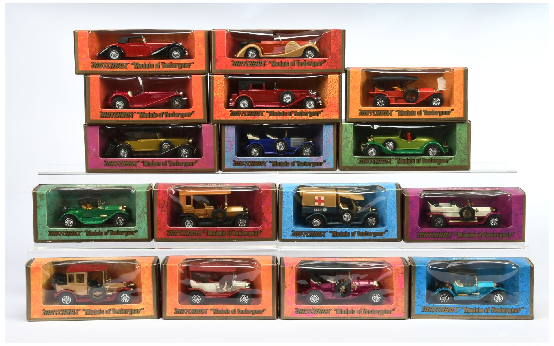 Matchbox Models of Yesteryear group of cars