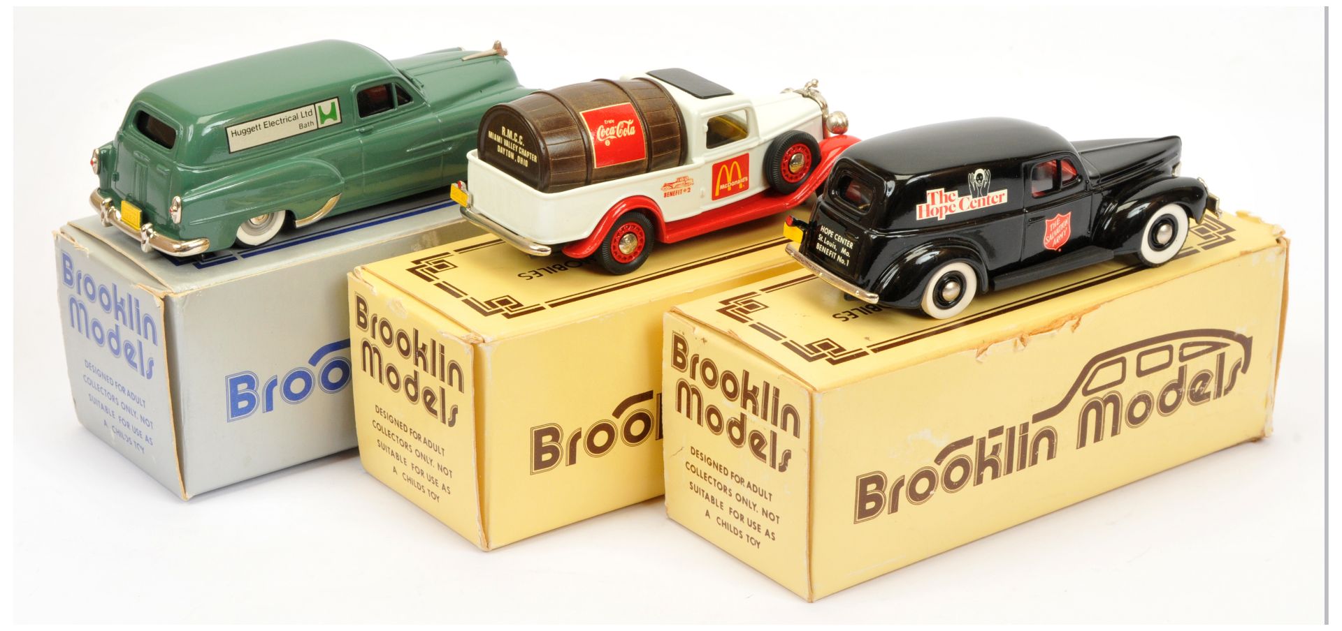 Brooklin group of models to include (1) BRK16X 1935 Dodge Pick-Up Van - Image 2 of 2